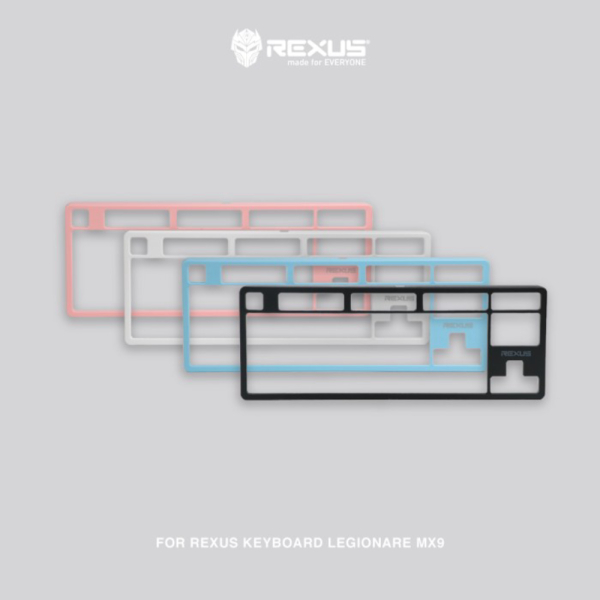 Unik Rexus Case Cover Keyboard Gaming Mechanical Legionare MX9 TKL RGB - Case Pink Murah