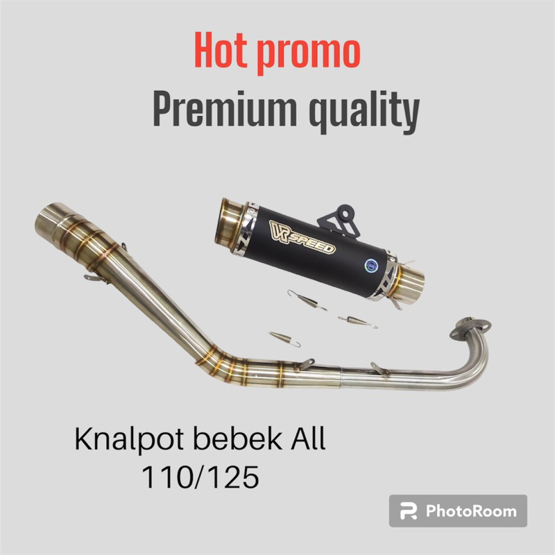 KNALPOT BEBEK 110/125 VR SPEED RACING ORIGINAL
