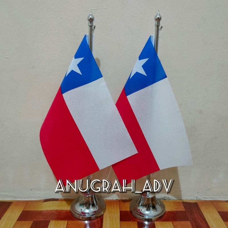 

tiang stainless bendera meja CHILI