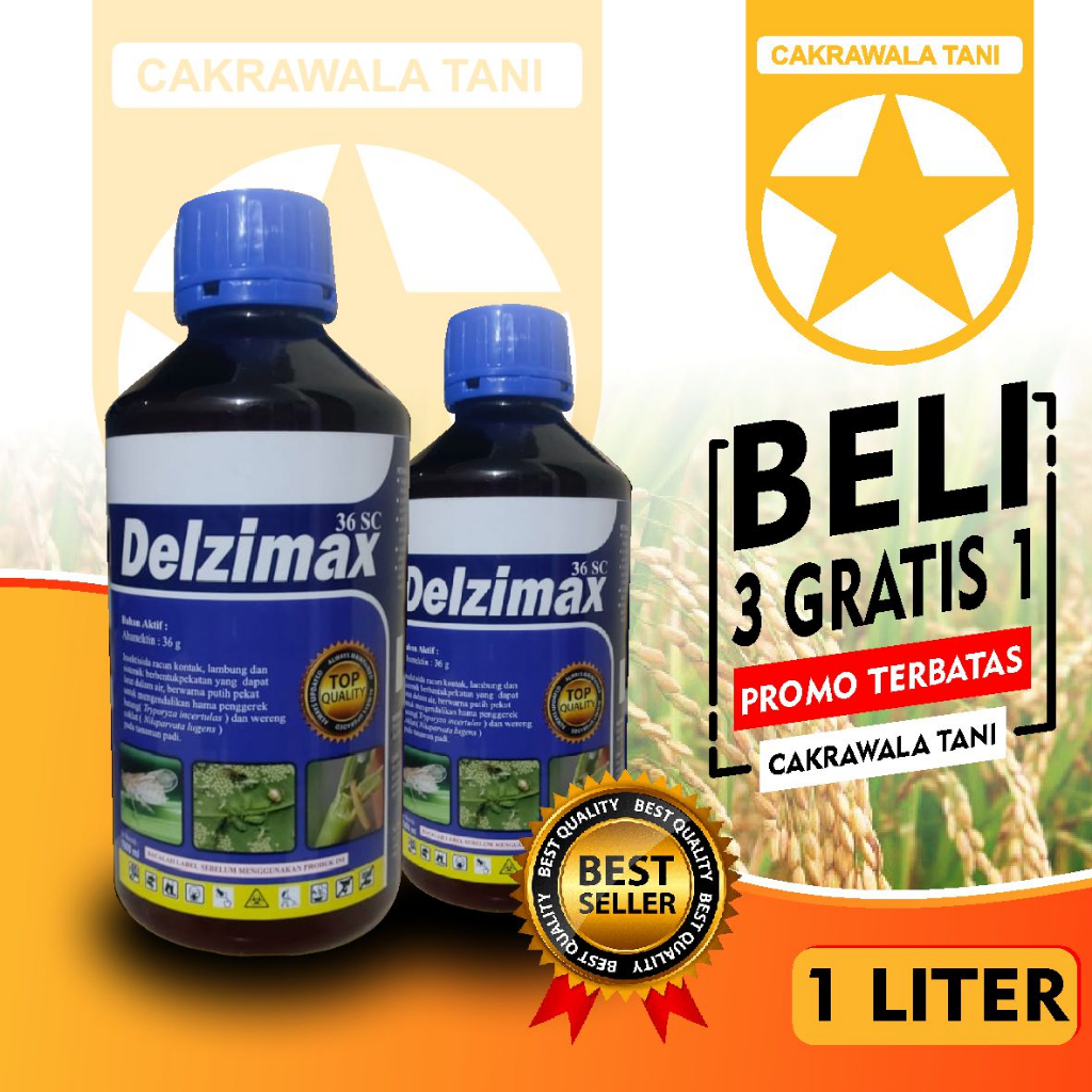 INSEKTISIDA ABAMEKTIN DELZIMAX 36 SC 1L FUNGISIDA/HERBISIDA AMISTARTOP/FILIA/EMAMEKTIN BENZOAT