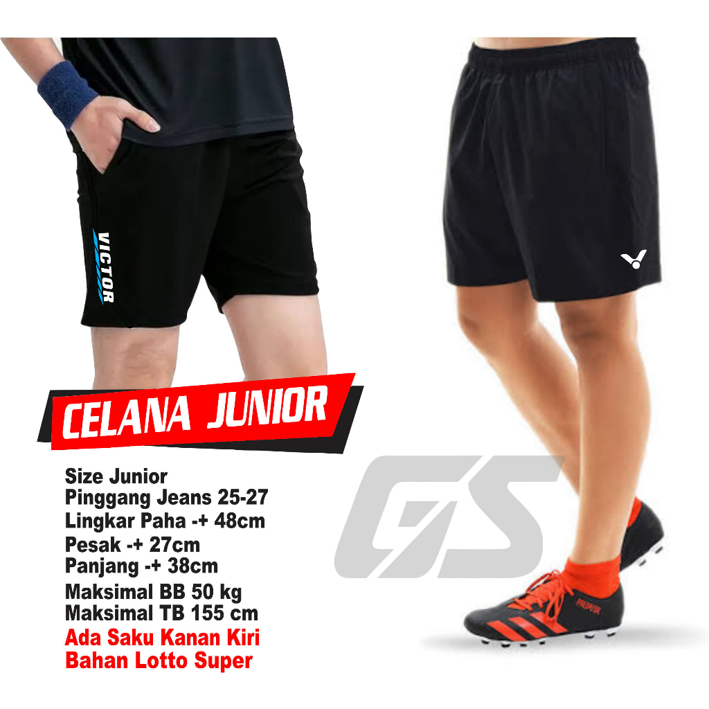 Celana pendek badminton anak celana olahraga bulutangkis anak