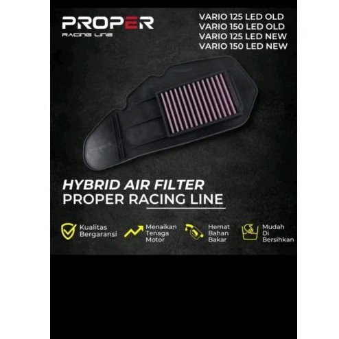 HYBRID AIR FILTER FOR Vario 150 Vario/125 OLD N NEW