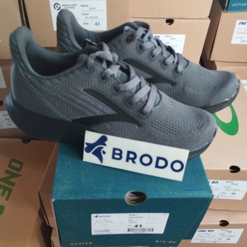 Sepatu Brodo Active Dasher Grey BS