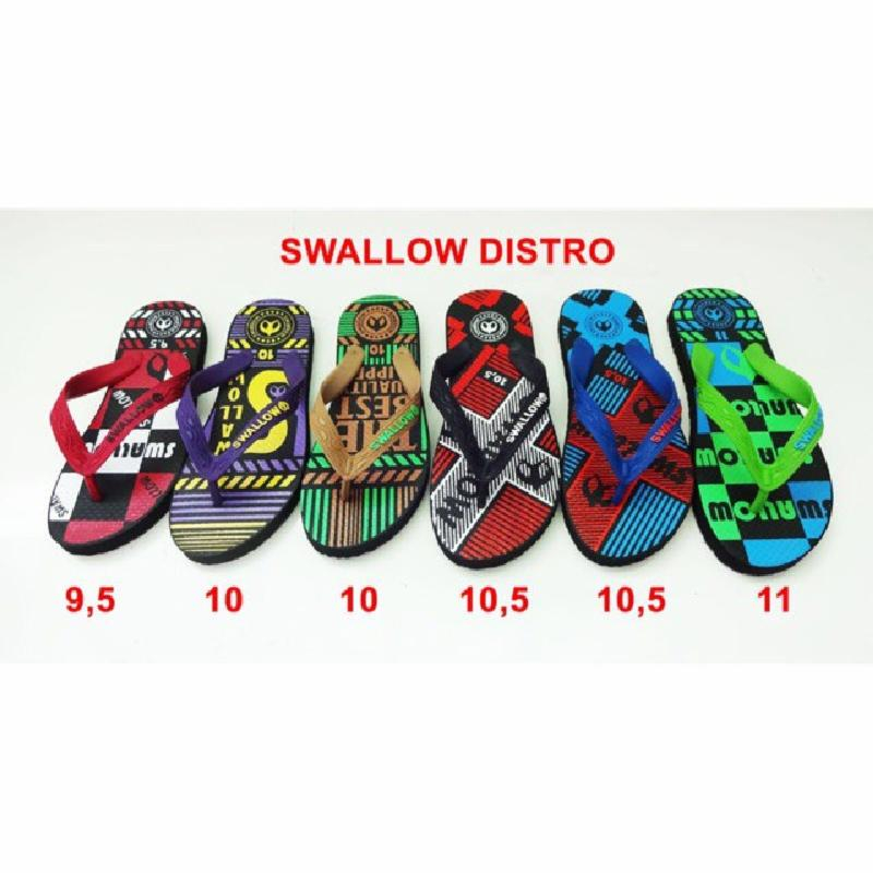 SWALLOW DISTRO (ISI 1/2 LUSIN) GROSIR SANDAL JEPIT PRIA (ORIGINAL)