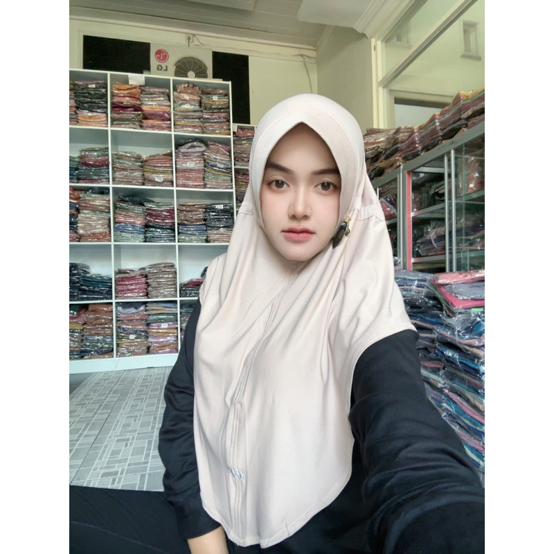 852 SERPOL JILBAB AL FAEZYA SERUT BELAKANG JERSEY SUPER /HIJAB PREMIUM ALFAEZYA JERSEY SUPER BY BUNY