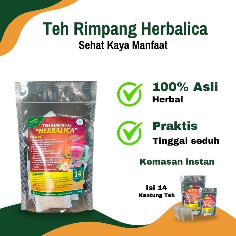 

PROMOO!! TEH RIMPANG HERBALICA / TEH DETOX / MELANCARKAN HAID / RAMUAN JSR