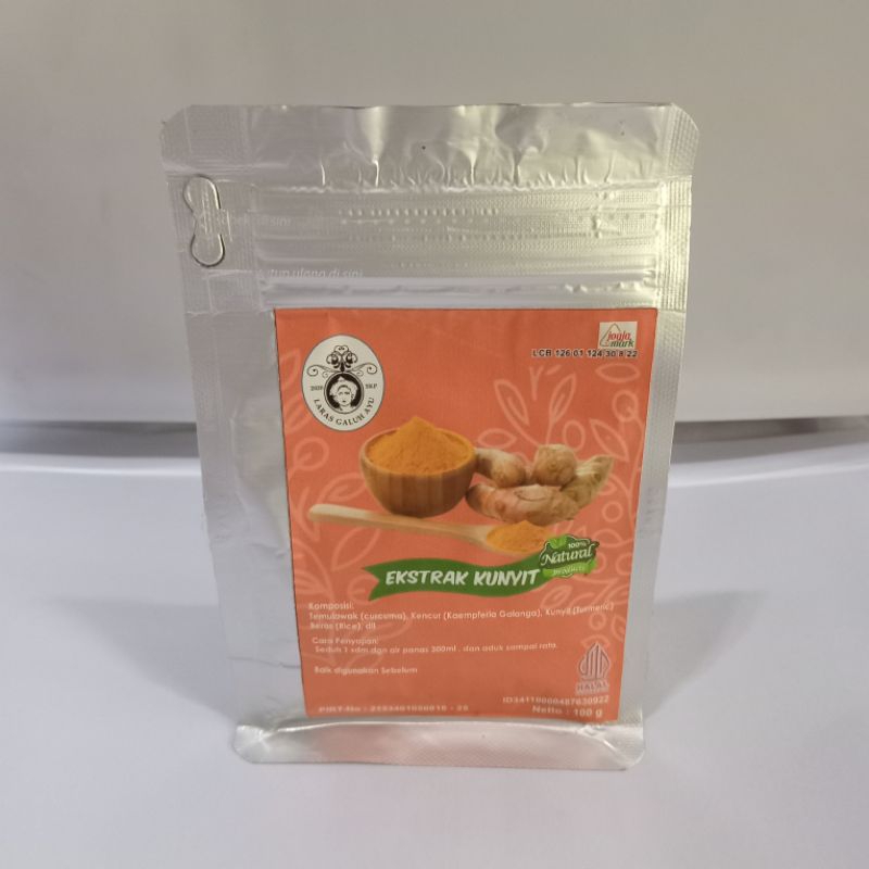 

Ekstrak kunyit 100 grm LARAS GALUH AYU