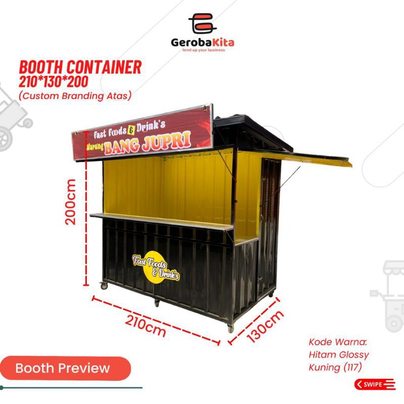 Booth Kontainer/Booth Kontainer Murah