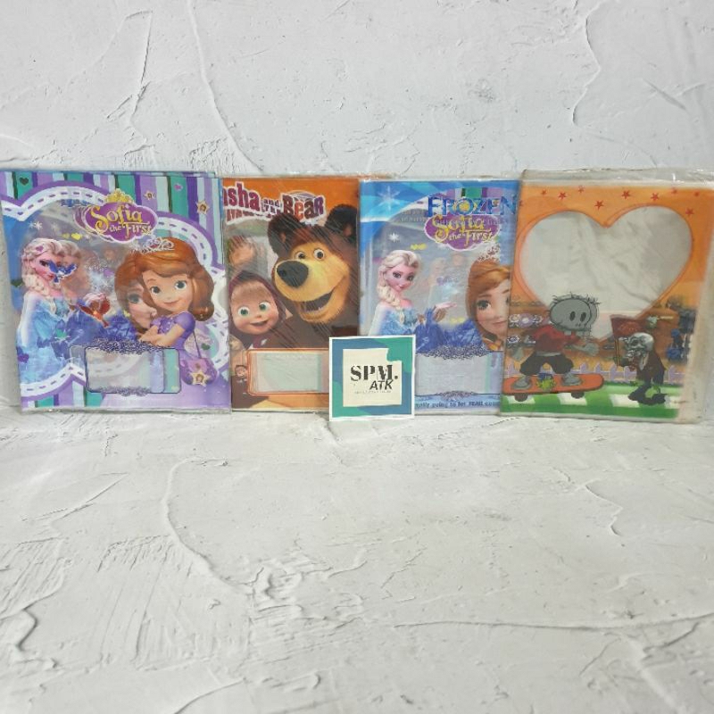 

(10 Pcs) Sampul Plastik Quarto karakter Fancy