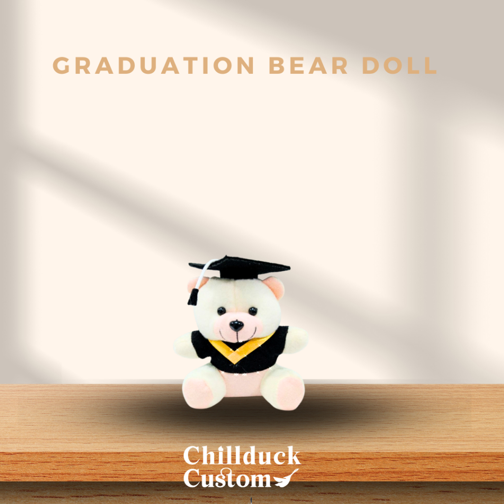 Graduation bear doll
