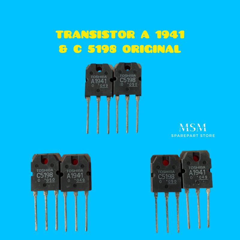 TRANSISTOR A 1941 & C 5198 ORIGINAL