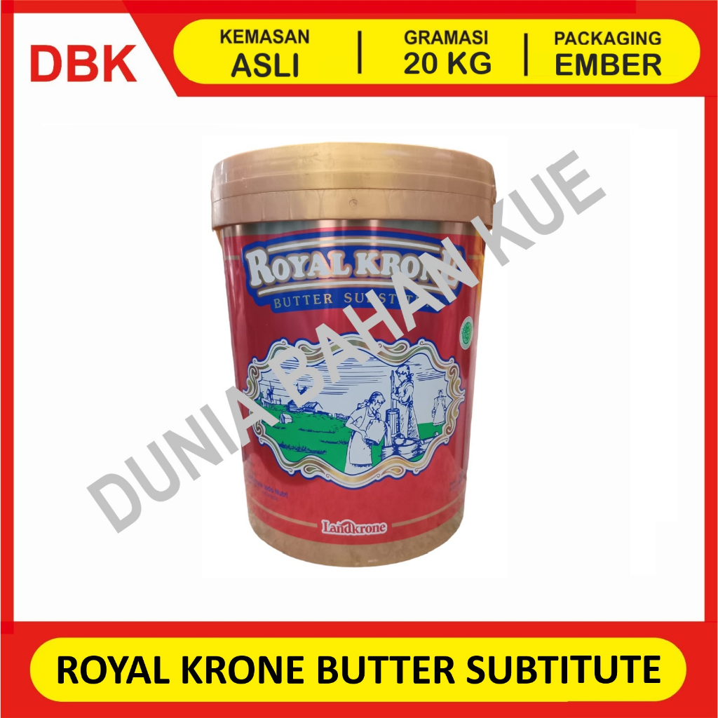 

ROYAL KRONE KRON MENTEGA BUTTER SUBTITUTE PENGGANTI MENTEGA 20 KG