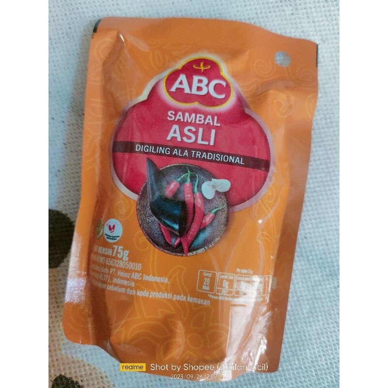 

Sambal Abc refill 75gr