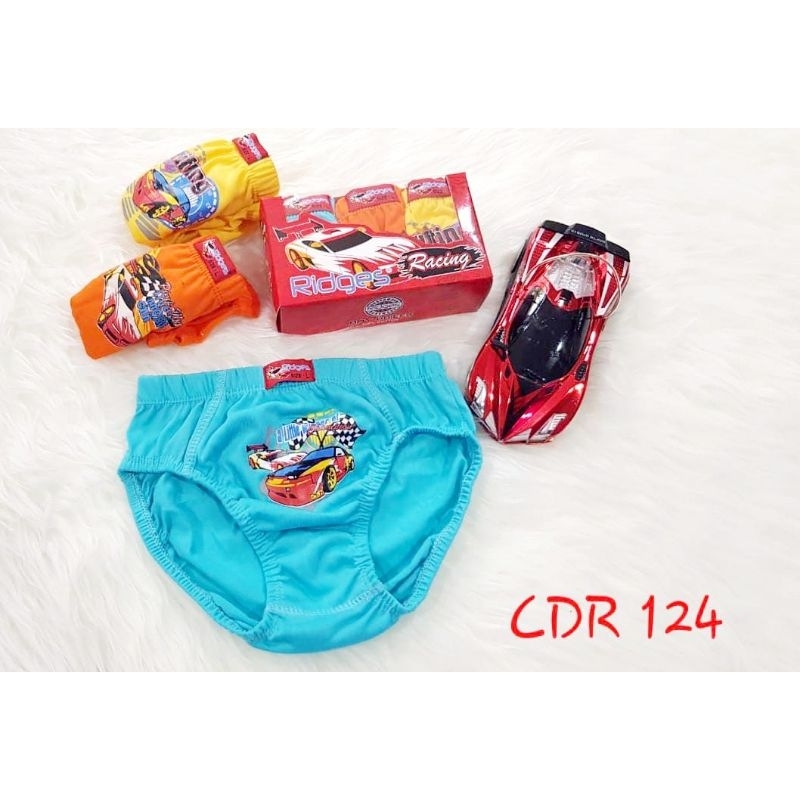 CD Anak Cowok RIDGES Putih/ Warna Motif 3 in1- Celana Dalam Anak Laki RIDGES
