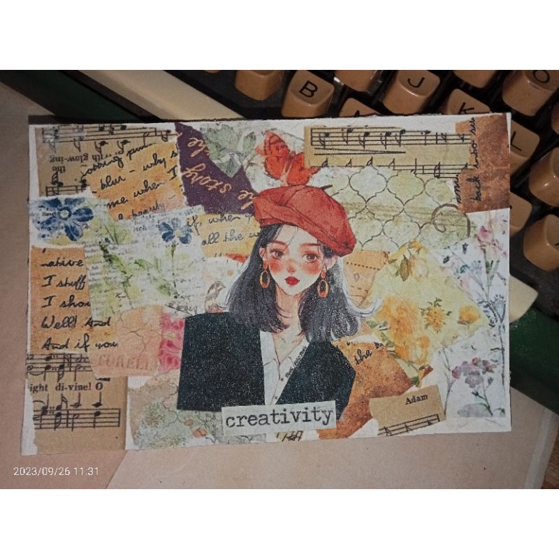 

Postcard Handmade Fauxpaper