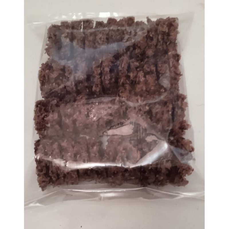 

rangginang ketan hitam mentah dan matang
