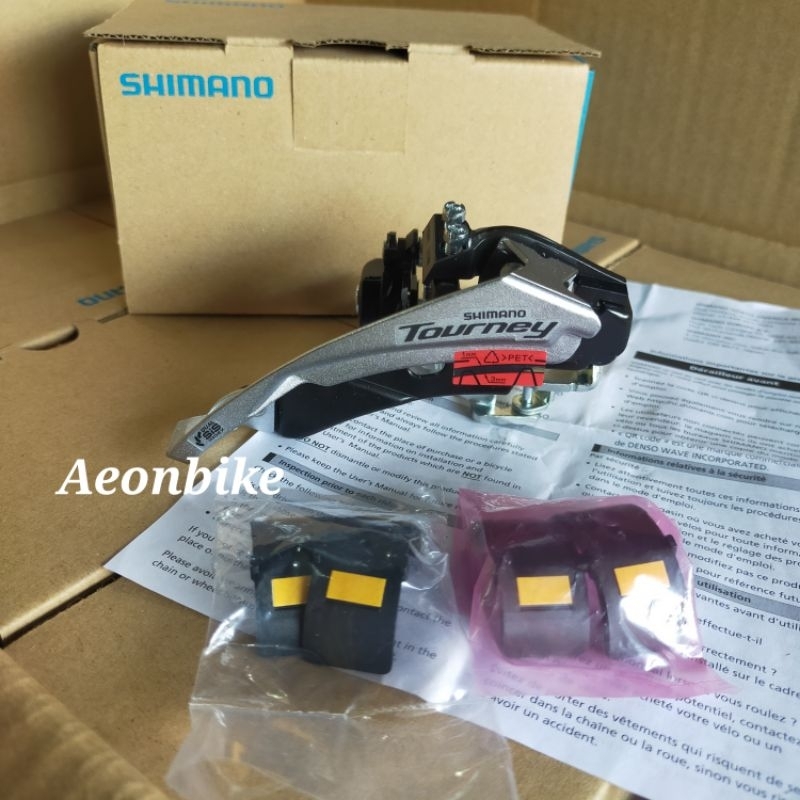 Front derailleur/FD 3speed shimano tourney TY510 tarikan atas bawah  48T operan tengah sepeda