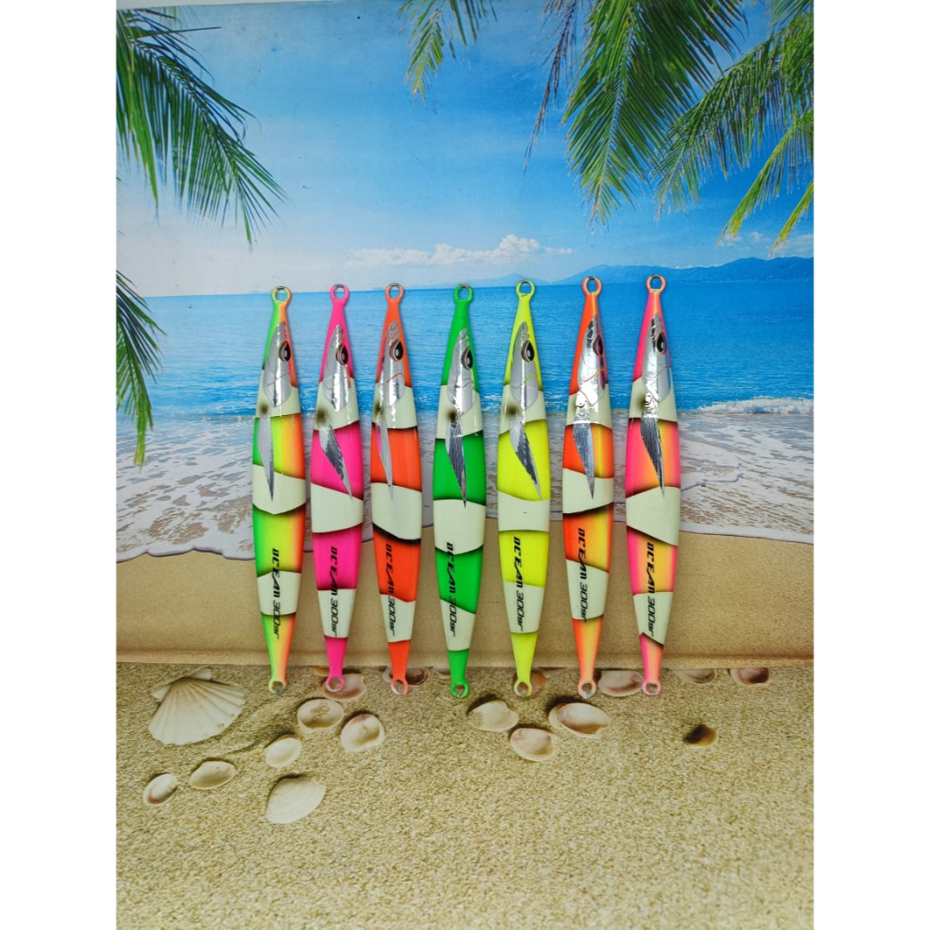 METAL JIG OCEAN JIG JIN 500 GRAM MANCING MANIA