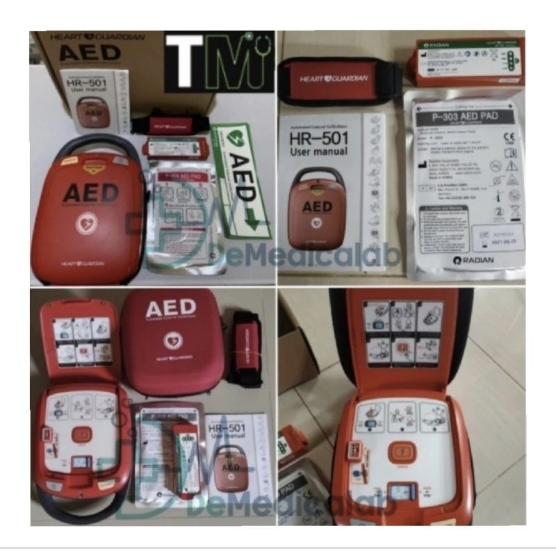 AED Defibrilator Heart Guardian HR 501 AED HR-501 Heart Guardian