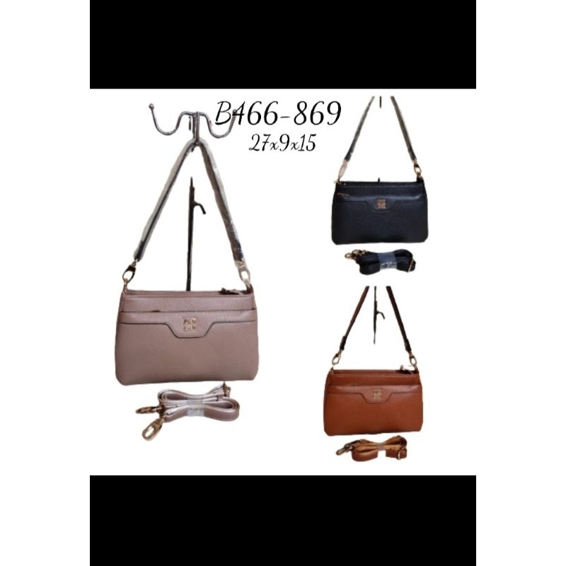 Tas slempang bgril 466 kulit jeruk super 2 tali