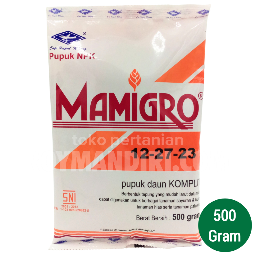 Pupuk Mamigro Merah 12-27-23 @500 gram