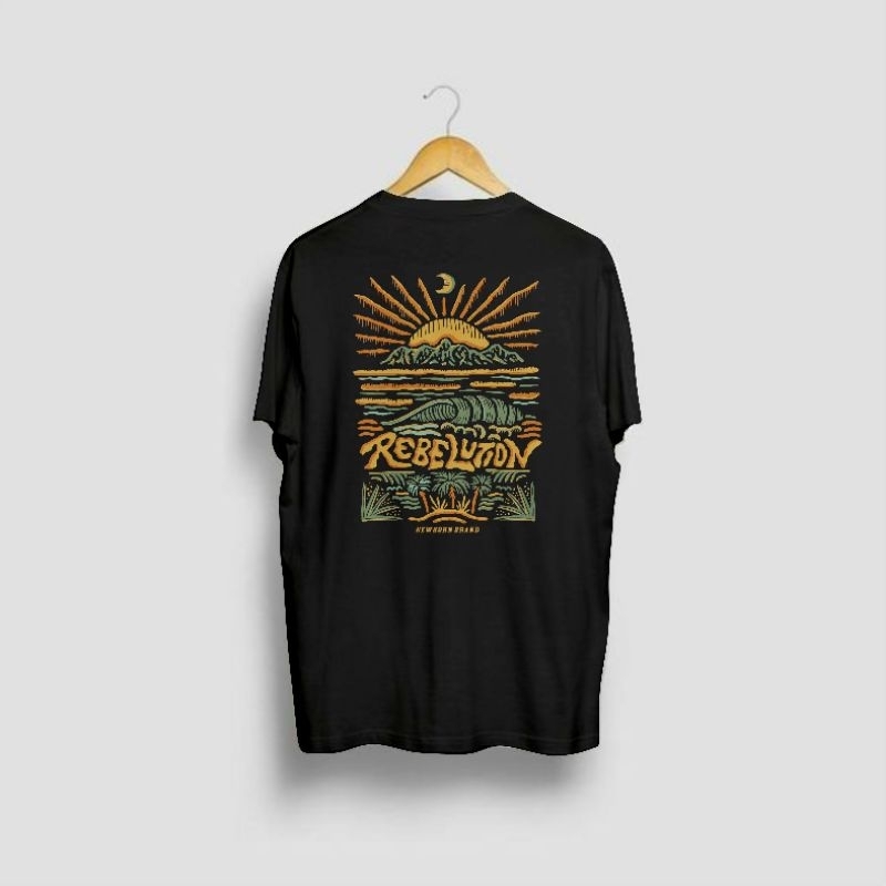 Newborn T-shirt Brand Rebelution Style Kaos Distro Clothing Kaos Lebaran Baju Distro