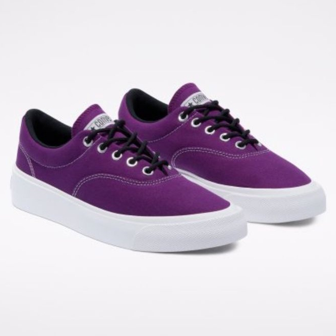 Sepatu Sneakers Unisex CONVERSE SKID GRIP 80S Ox Nightfall Violet Original 170942C