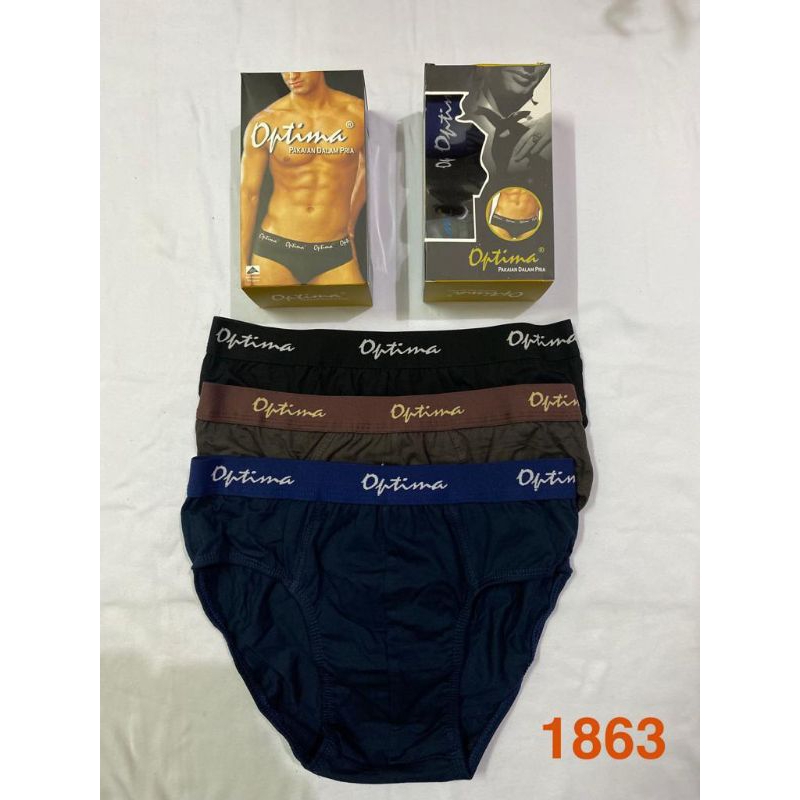 CD / Celana Dalam Pria Optima 1863 [3pcs]