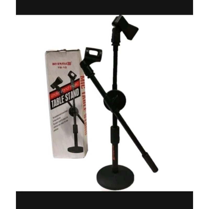 Stand mic meja BEYERMIC TS10 pipa besi berkualitas