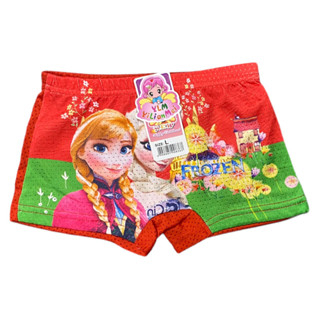 SC✌CP1458C Celana Pendek Boxer Anak Unisex Celana dalam CD katun Motif Cantik Kartun Elsa Anna Frozen Lucu (Motif C)