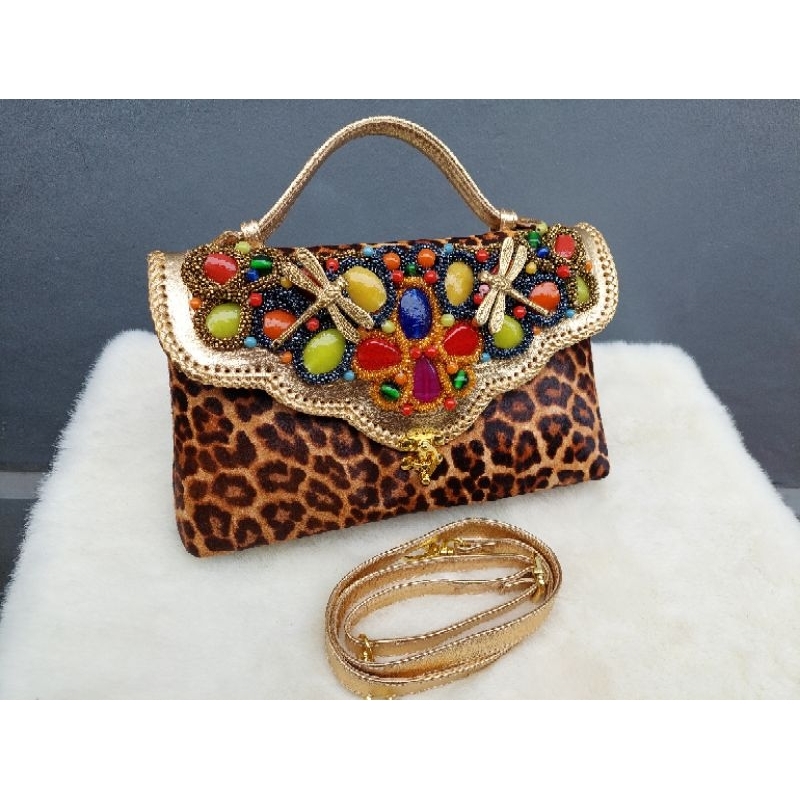 Tas Pesta Kulit Sapi / Tas Pesta Kulit / Clutch Pesta Kulit Ular / Cluth Pesta Kulit / Tas Kulit Asl