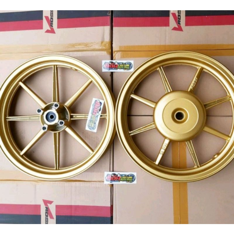 velg v rosi copy rcb vario 125 vario 150 pcx beat scopy vario 110 palang 8 warna putih dan Gold hita
