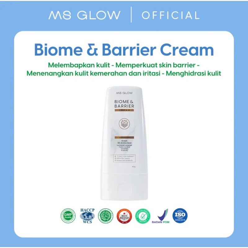 Biome & Barrier cream || msglow banjar