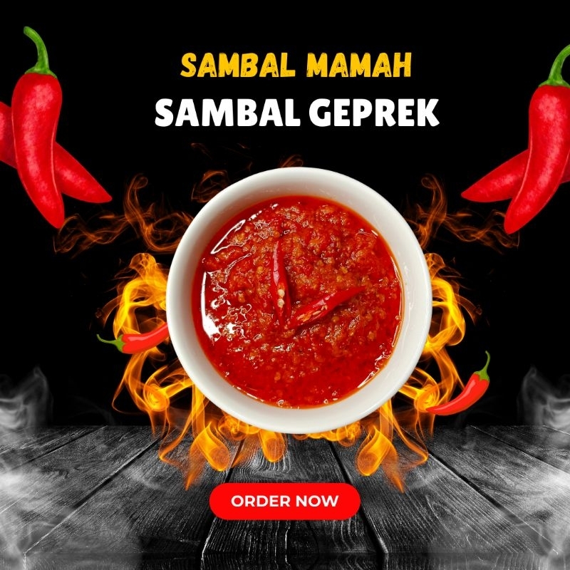 

Sambal Geprek Bawang " Sambal Mamah