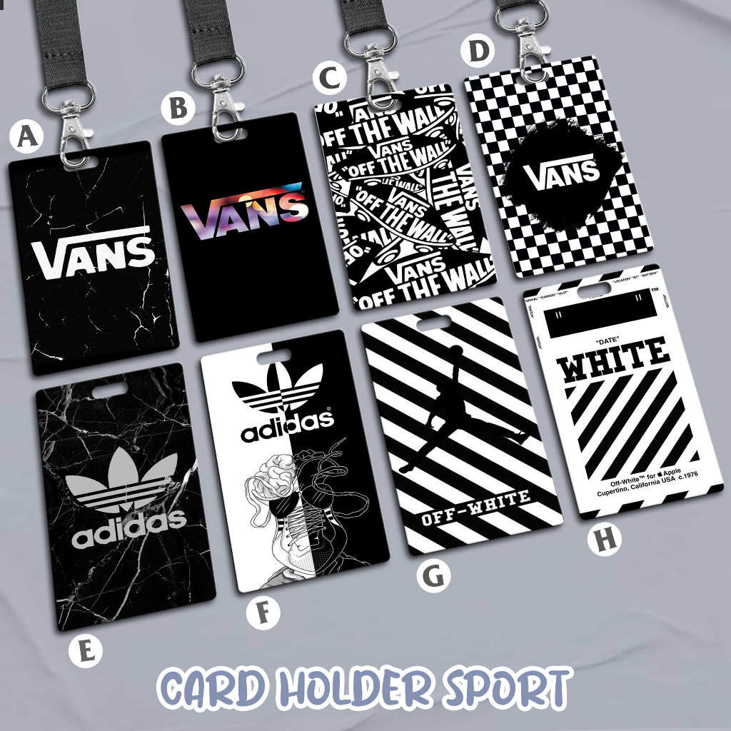 

ID Card Holder Name Tag Motif Sport Kartu E-money Brizzi Flazz MRT Kantor Sekolah