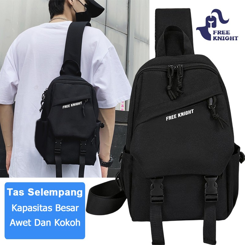 Tas selempang cowok distro canvas Tas Pinggang fashion Sport  U1H3 besar premium kecil Trendy keren 