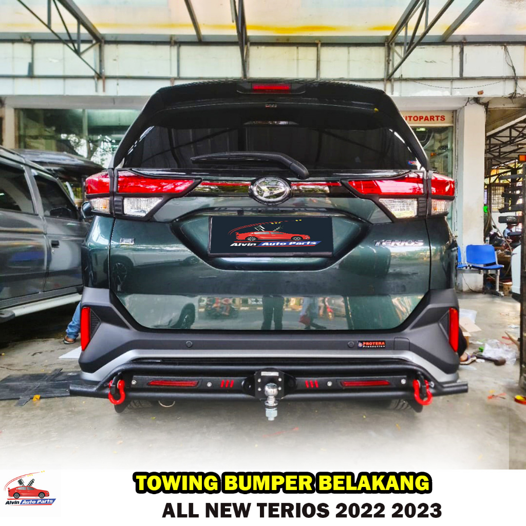 TOWING BELAKANG TERIOS 2024 COBRA STYLE / PENGAMAN BUMPER BELAKANG ALL NEW TERIOS 2022 - 2024
