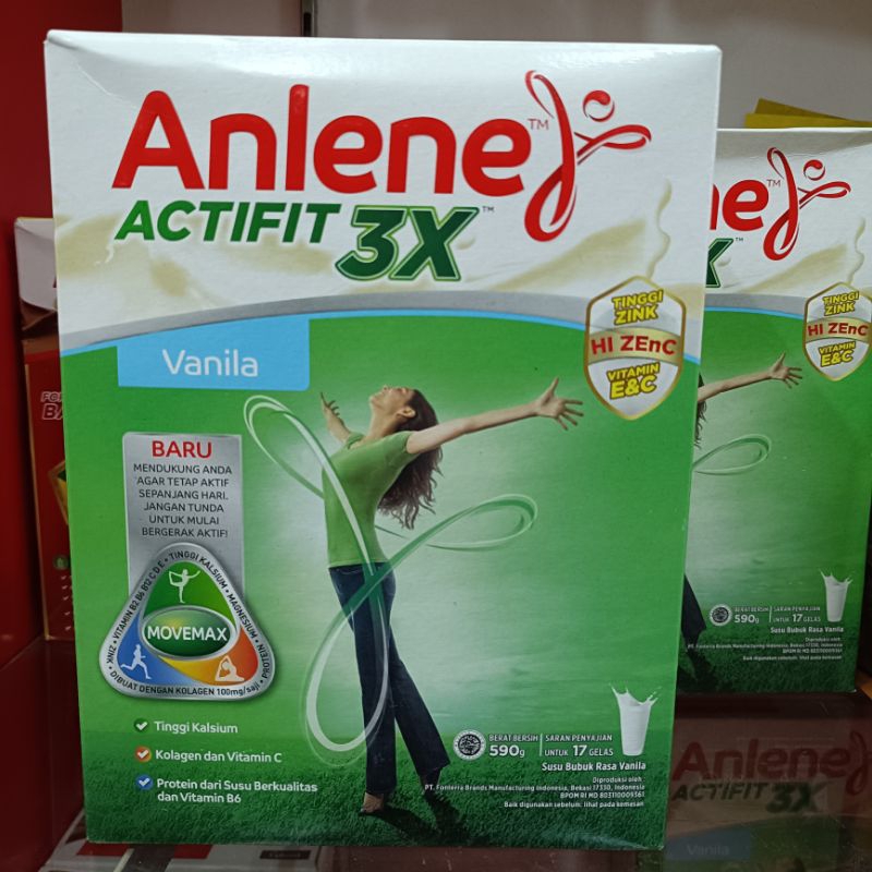 

Anlene Actifit 3X Vanila #240g