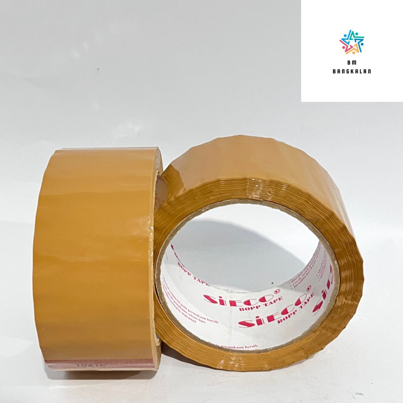 

Lakban OPP SIECO 2x100 Yard 48mm warna Coklat