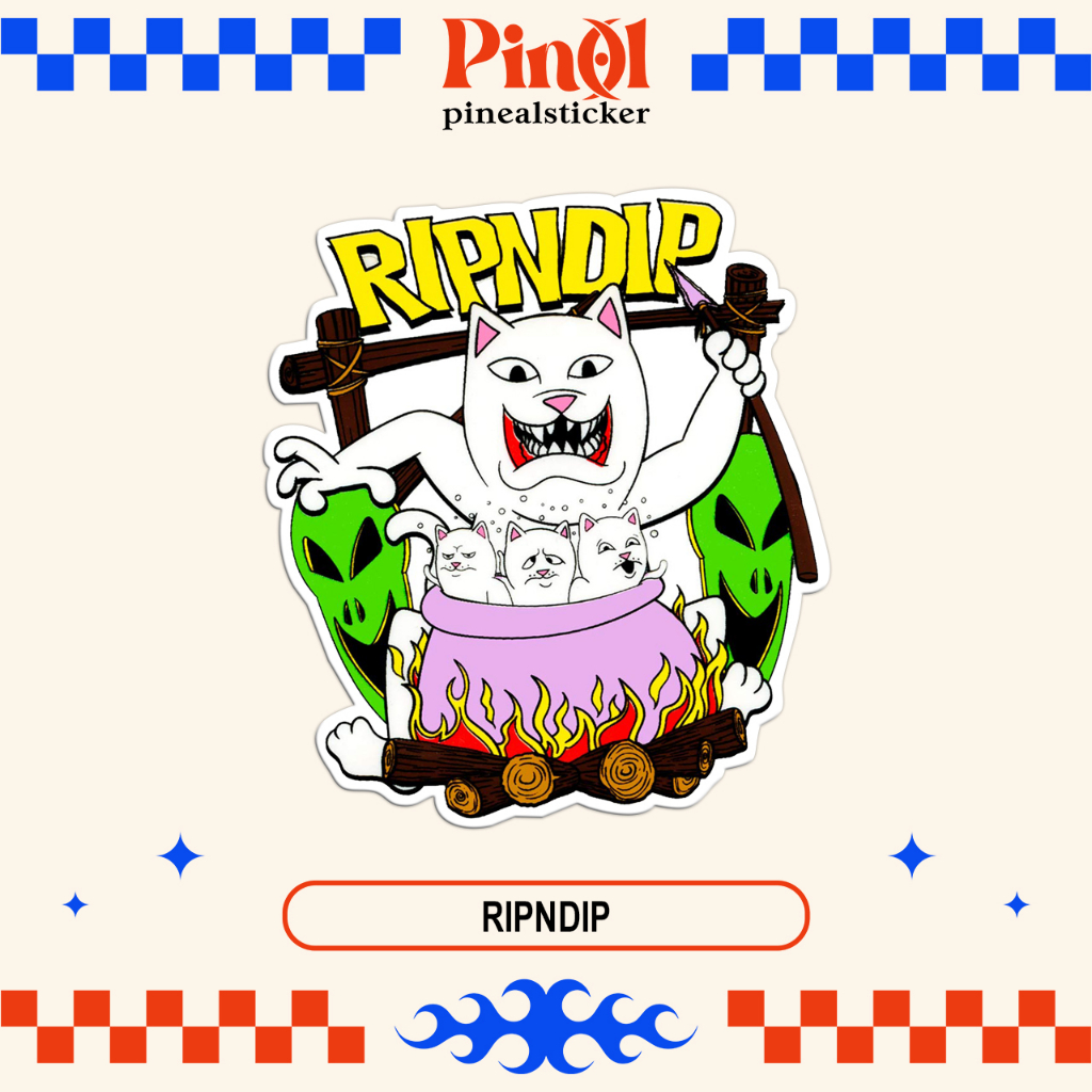

Sticker/Stiker Skate "RIPNDIP 4" Bootleg