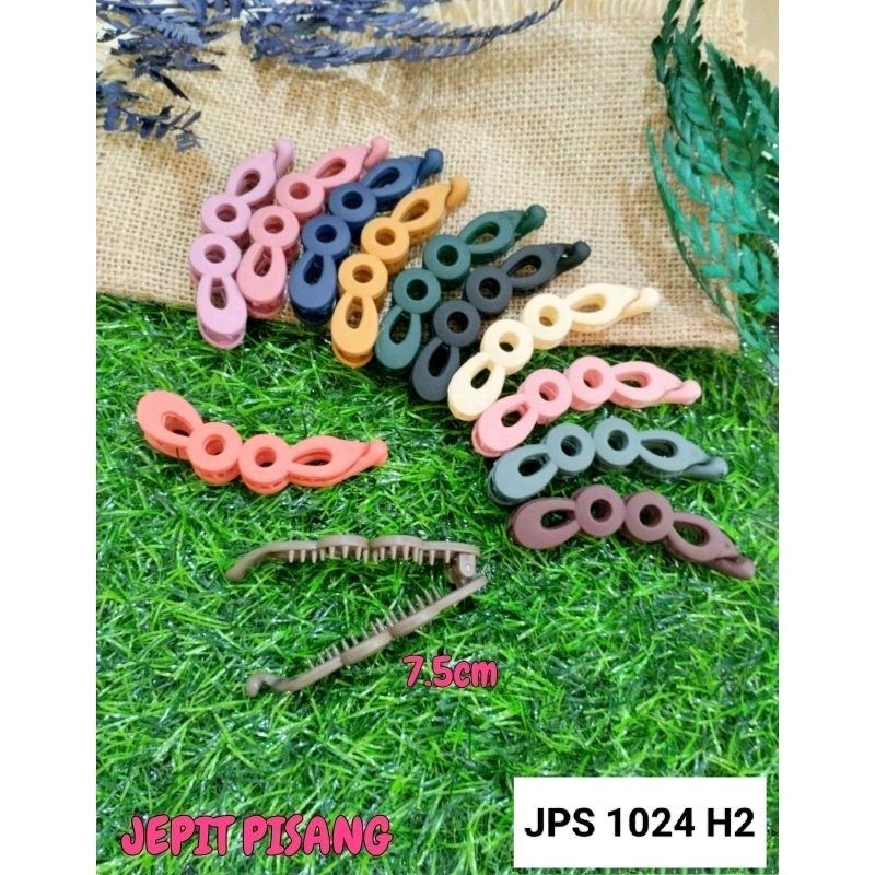 Jepit Rambut Pisang Korea Premium Doff Matte