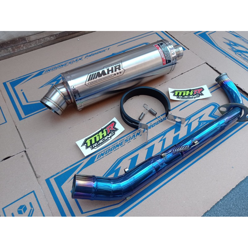 Knalpot Racing MHR RACING VARIO AEROX NMAX PCX BEAT MIO ADV DLL