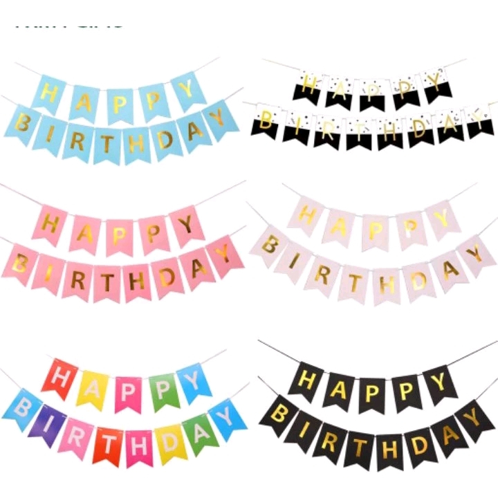 BANNER SEGILIMA HAPPY BIRTHDAY/BANNER HAPPY BIRTHDAY