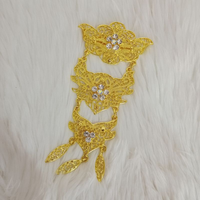 Bross Kebaya Kutubaru murah 3susun/ Bros Etnik/Bros Susun vintage/Mewah Murah