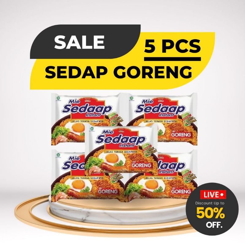 

MIE SEDAP GORENG 5 PCS