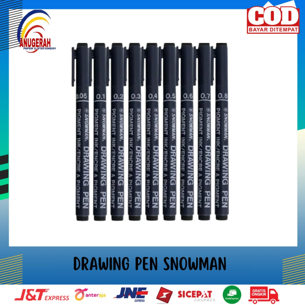 

SNOWMAN DRAWING PEN 06 (PCS)