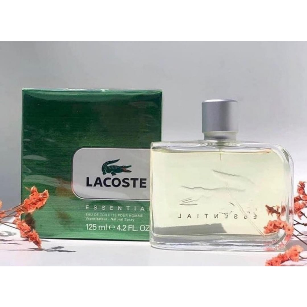 LACOSTE ESSENTIAL EDT ORIGINAL EROPA PARFUM PRIA TAHAN LAMA ESSENTIAL LACOSTE EAU DE TOILETTE 125 ML