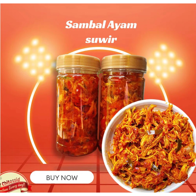 

sambal ayam suwir/termurah/terlaris