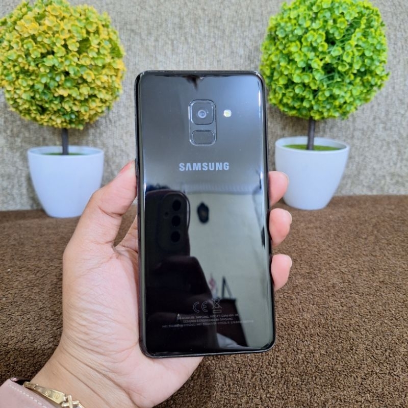 SAMSUNG A8 2018 RAM 4/32GB RESMI HANDPHONE HP SECOND BEKAS MURAH