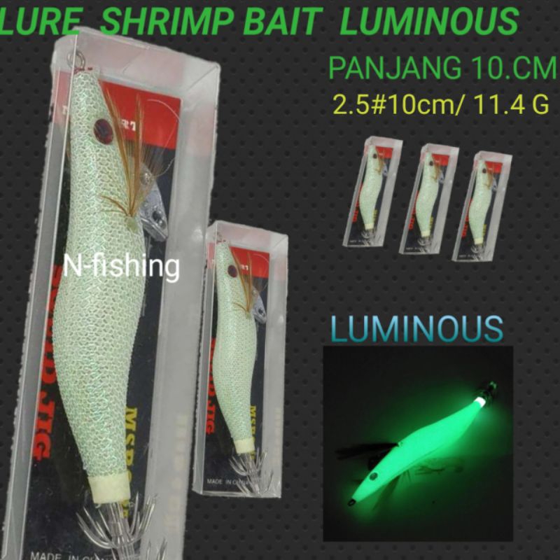 UMPAN IKAN CUMI-CUMI MENYALA DALAM GELAP